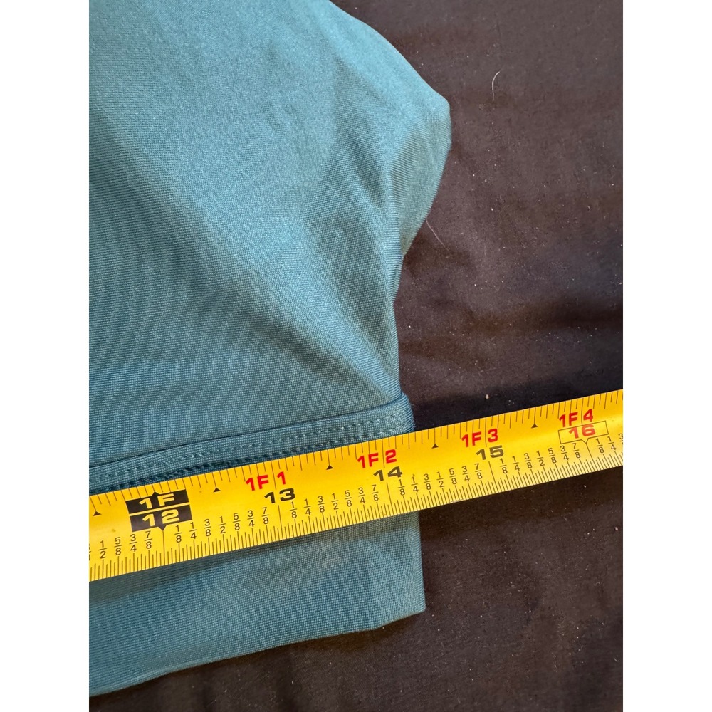 Fabletics Teal Green Criss Cross Back Sports Bra BA2149174 Large